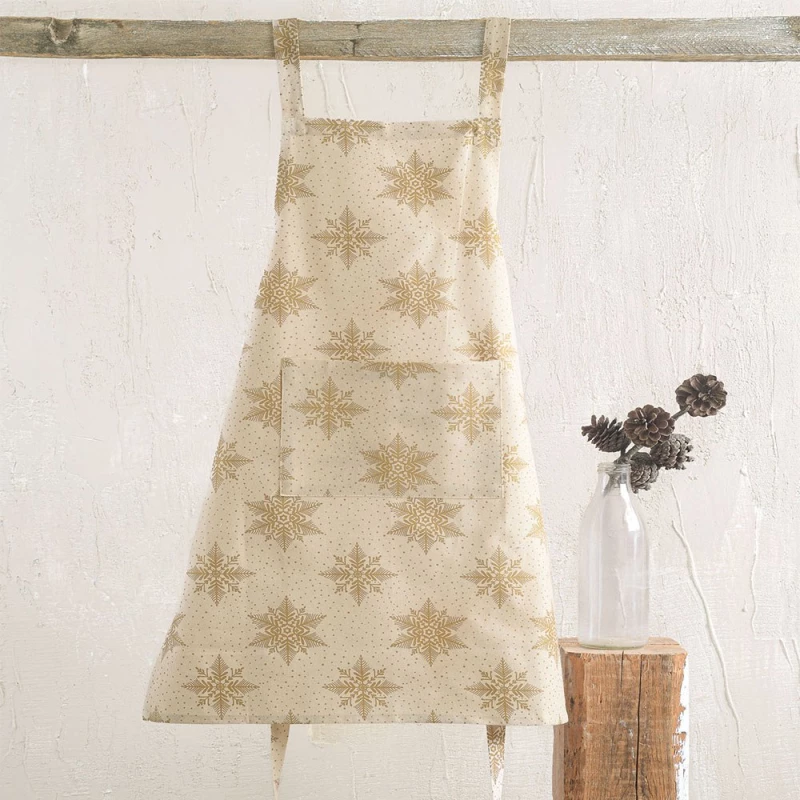 Ποδιά Ολόσωμη Goldie Gold Ρυθμός 60x85cm 100% Βαμβάκι