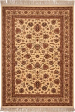 Χαλί Isfahan 3783B Cream-Cream Βιοκαρπέτ 200X290cm
