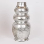 Βάζο Πήλινο 819-00513 Φ18x36cm Silver Estheti Home Πηλός