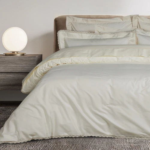 Σεντόνια Prestige 1709 (Σετ 4τμχ) Ecru Das Home King Size 260x280cm 100% Βαμβακοσατέν