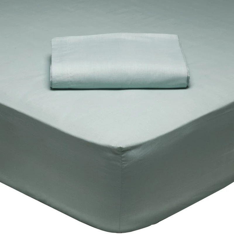 Σεντόνι 1013 Με Λάστιχο Mint Das Home King Size 180x235cm 100% Βαμβάκι