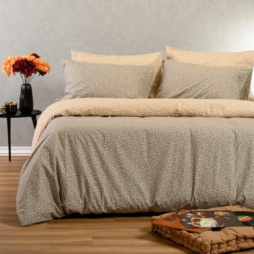 Σεντόνια Samuele (Σετ 3τμχ) Grey Melinen Μονό 170x270cm 100% Βαμβάκι