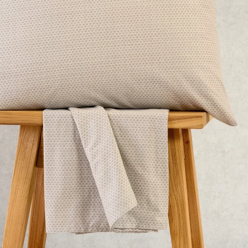 Κατωσέντονο Luca Με Λάστιχο (Σετ 3τμχ) Grey Melinen Υπέρδιπλo 160x232cm 100% Βαμβάκι