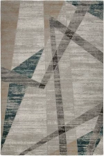 Χαλί Erozo 17507 U10 Cream-Blue Βιοκαρπέτ 200X290cm