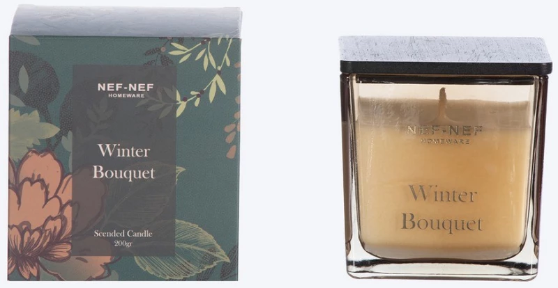Αρωματικό Κερί Winter Bouquet 200gr Petrol Nef-Nef Homeware