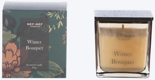 Αρωματικό Κερί Winter Bouquet 200gr Petrol Nef-Nef Homeware
