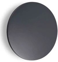 Φωτιστικό Τοίχου - Απλίκα Punto 313559 Φ24x5cm Led 1400lm 12W 3000K Anthracite Ideal Lux