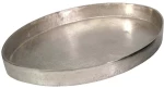 Διακοσμητικός Δίσκος Glaz 022446 65x47x7cm Silver Αλουμίνιο