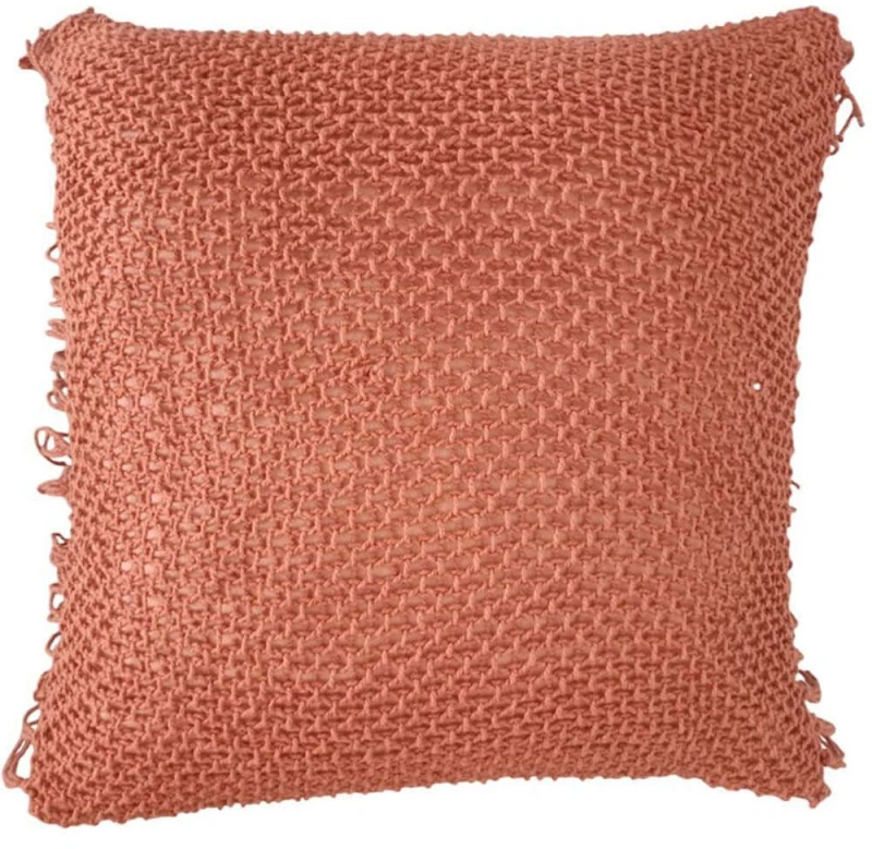 Μαξιλάρι Διακοσμητικό (Με Γέμιση) Arnav 032799 Terracotta 45X45 Polyester,Ύφασμα