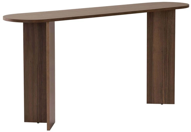 Κονσόλα Sira 668NRD1124 150x35x75cm Walnut Μοριοσανίδα, Μελαμίνη