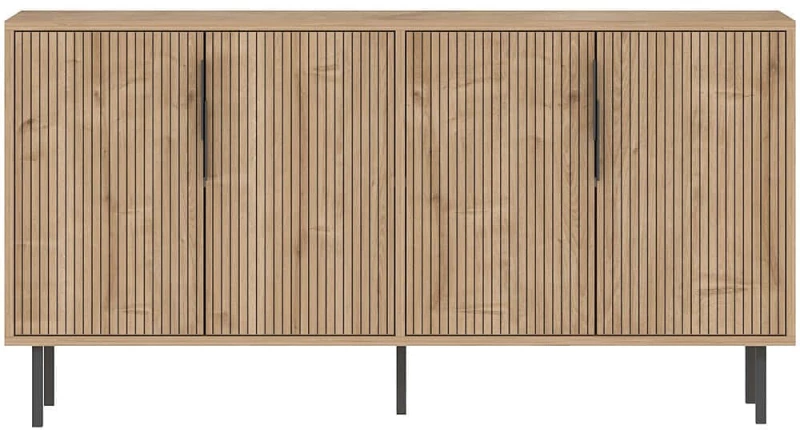 Μπουφές Clara 327ODS1334 150x36x75cm Oak Μοριοσανίδα, Μελαμίνη