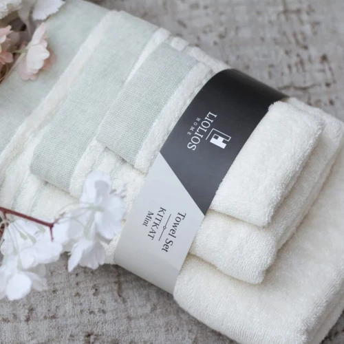 Πετσέτες σετ/3 KitKat Mint Liolios Home 2539