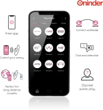 ONINDER CUTE - LOVE BUNNY VIBRATOR G-SPOT CLITORIS - FREE WORLDWIDE APP