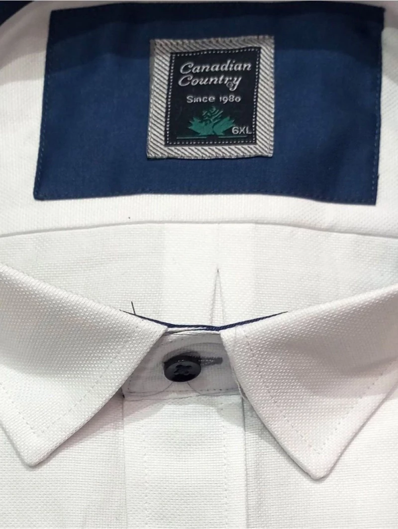 CANADIAN COUNTRY Ανδρικό λευκό μακρυμάνικο πουκάμισο 210-7
