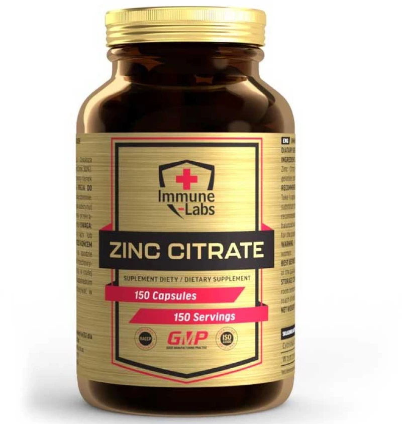 Zinc Citrate 150 caps - Immune-Labs