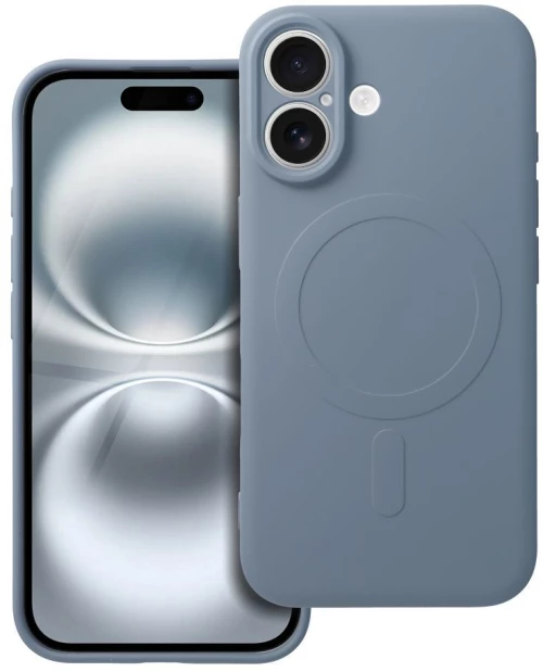 Silicone Mag Cover Case Compatible With Magsafe For Samsung S25 Ultra Light Blue