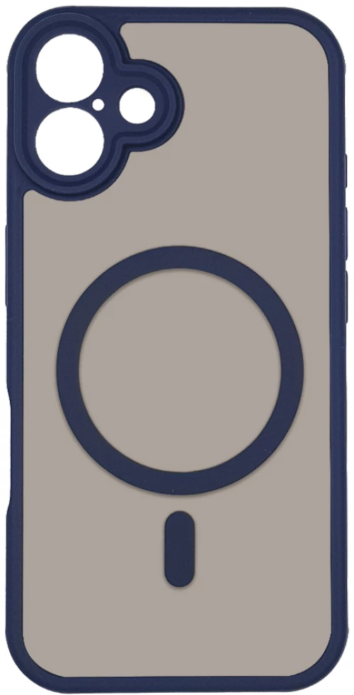 Θήκη Magnetic MagMatte Lens Sonique Apple iPhone 16 Plus Μπλε Σκούρο