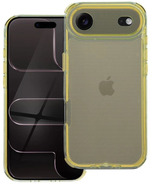 Matrix Clear Case For Iphone 17 Air Yellow
