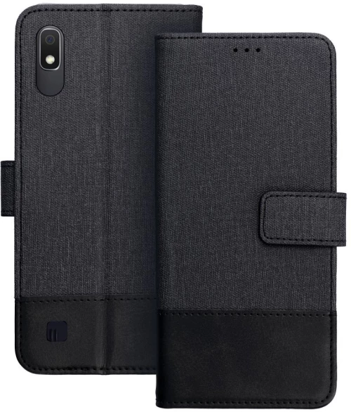 Gomma Book For Samsung A10 Black