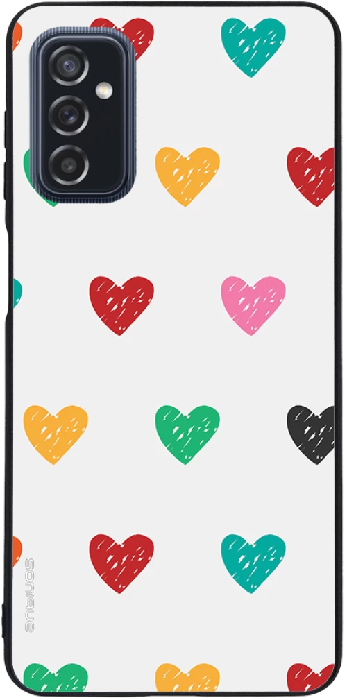Θήκη Sonique Heart Series για Samsung Galaxy M52 5G Λευκό 02