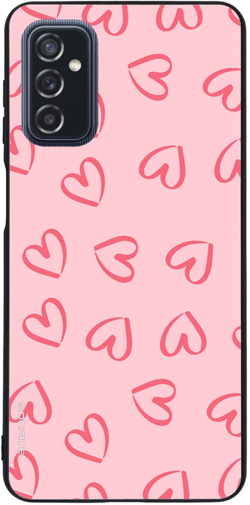 Θήκη Sonique Heart Series για Samsung Galaxy M52 5G Ροζ