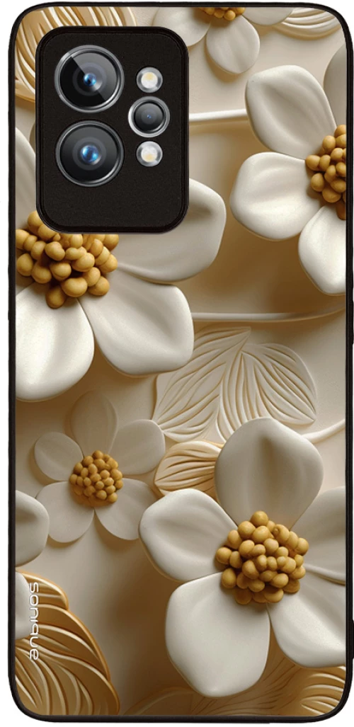 Θήκη Sonique 3D Flower Series για Realme GT 2 Pro Λευκό