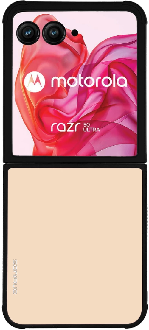 Θήκη Sonique ColorBloc Series για Motorola Motorola Razr 50 Ultra Μπεζ
