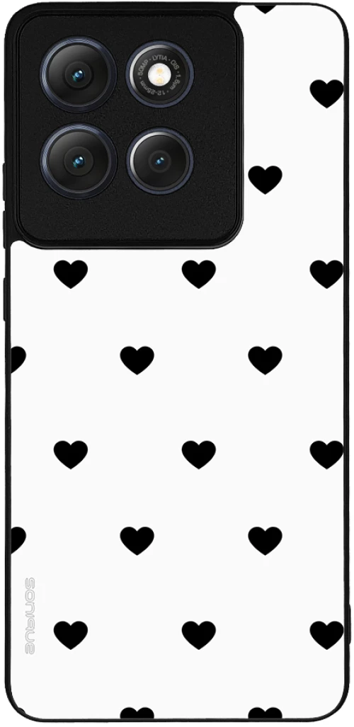 Θήκη Sonique Heart Series για Motorola Moto G86 5G Λευκό