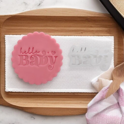 Σφραγίδα Ζαχαρόπαστας Hello Baby
