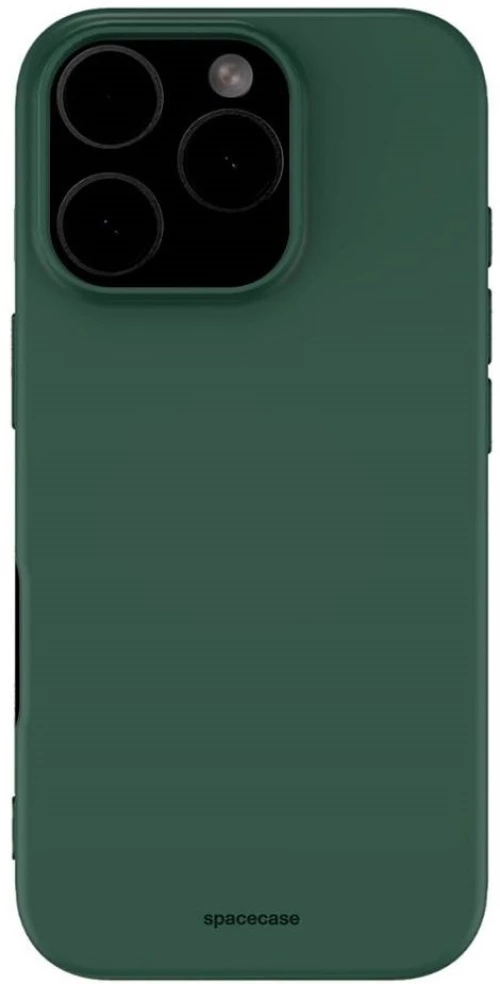 Θήκη iPhone 16 Pro Spacecase Silicone Case Σιλικόνης - Dark Green (5905719111571)