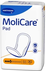 MOLICARE Pad Σερβιέτες Ελαφριάς Ακράτειας 4 Σταγόνες 30 Τεμάχια