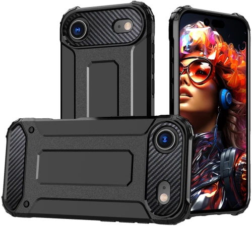 Θήκη Hybrid Armor για iPhone 17 Air - Μαύρο