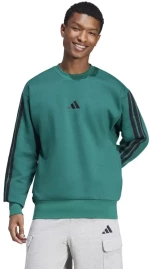 Ανδρικό Φούτερ Adidas Essentials 3 Stripes Sweatshirt Πράσινο  Πράσινο