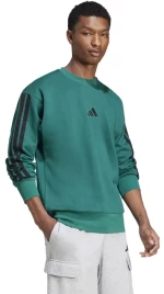 Ανδρικό Φούτερ Adidas Essentials 3 Stripes Sweatshirt Πράσινο  Πράσινο