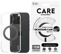 CARE by PanzerGlass Feature Kickstand Case iPhone 16 Pro 6.3" black/black MagSafe 1322