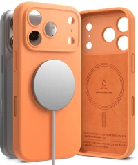 Ringke Silicone Magnetic MagSafe Case for iPhone 17 Pro - Orange