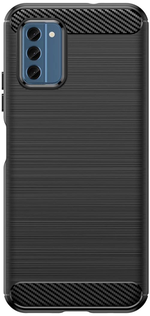 Carbon Case silicone case for Nokia C300 - black