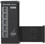 Teltonika NETWORKS TSF010 Flat Ethernet Switch Unmanaged Fast Ethernet (10/100) DIN rail Black
