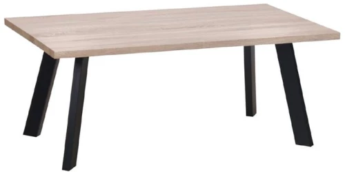 BAXTER Τραπεζάκι Σαλονιού Καθιστικού, Μέταλλο Βαφή Μαύρο, Sonoma