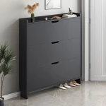 Παπουτσοθήκη MDF - Melamine Απόχρωση Γκρι