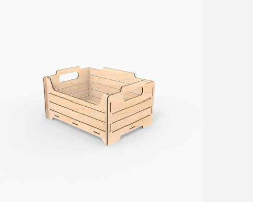 Intra CRATE – Ξύλινο Κουτί Τύπου Τελάρο μαζι με χερούλια 17x78x39 cm Box34-01733