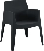 ΠΟΛΥΘΡΟΝΑ ΠΟΛΥΠΡΟΠΥΛΕΝΙΟΥ SLEEK HM6370.02 ΜΑΥΡΗ 57x56x82,5Υεκ.