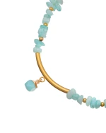 Aqua Jade Cascade Necklace