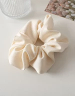 Λαστιχάκι Μαλλιών Scrunchie Σατέν HBE646-1-Εκρού