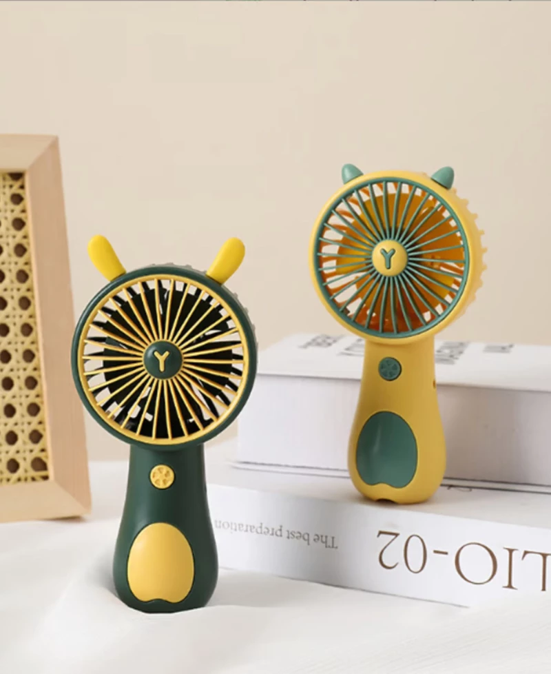 Ανεμιστήρας Χειρός USB Επαναφορτιζόμενος 525562-1-Κίτρινο