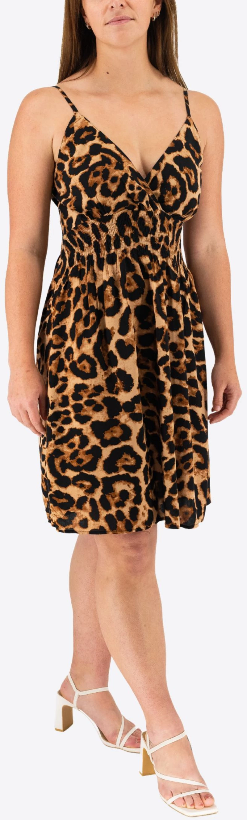 Φόρεμα Animal Print Ελαστικό 524035-1-Animal Print