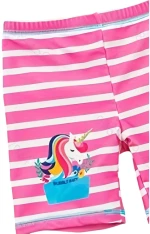 Blue-Pink Unicorn, Σετ Μαγιό και Καπέλο UPF50+ Queen Mother