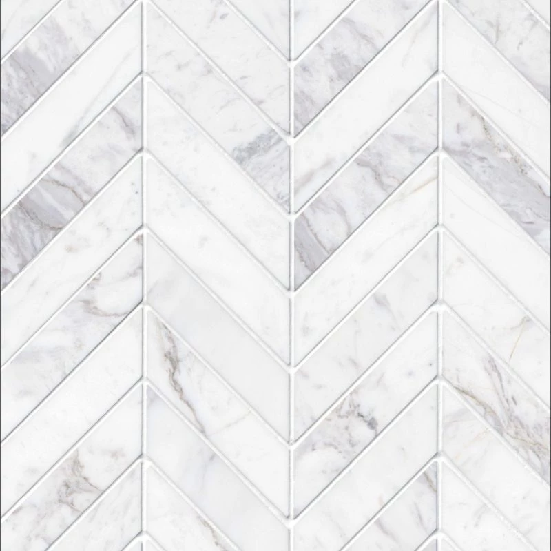 Ivy Space 23x30.5cm Πλακάκι Chevron Calacatta Cremo Ματ