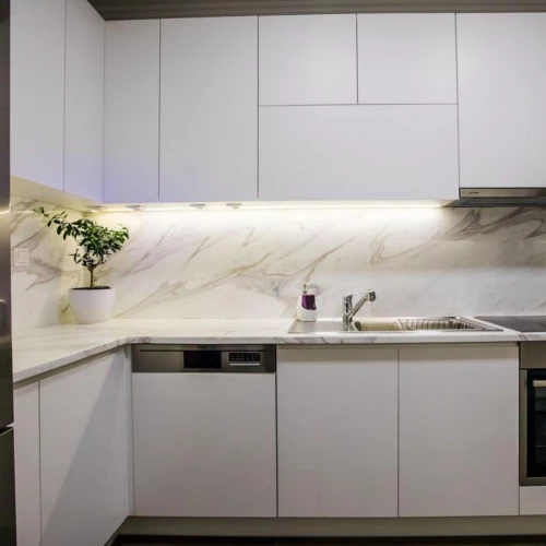 Ivy Space Πλακάκι Μαρμάρου Diamond White 30x60x2 cm, Γυαλιστερό
