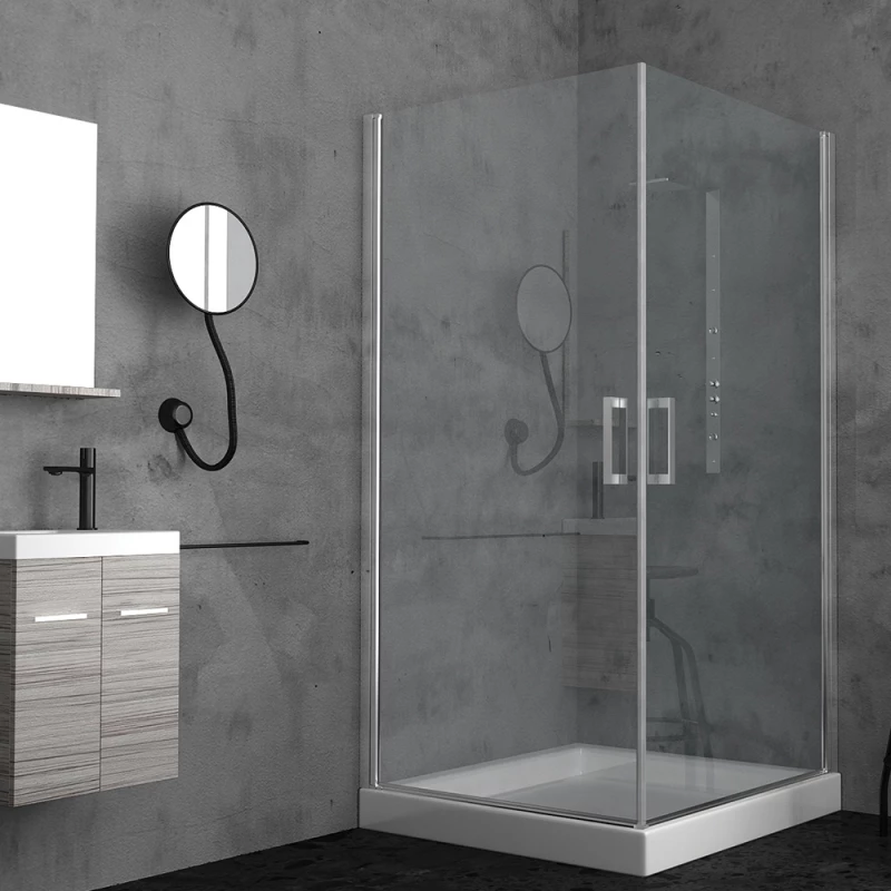 Orabella Door square asymmetrical 80X80 - Καμπίνα τετράγωνη / ασύμμετρη